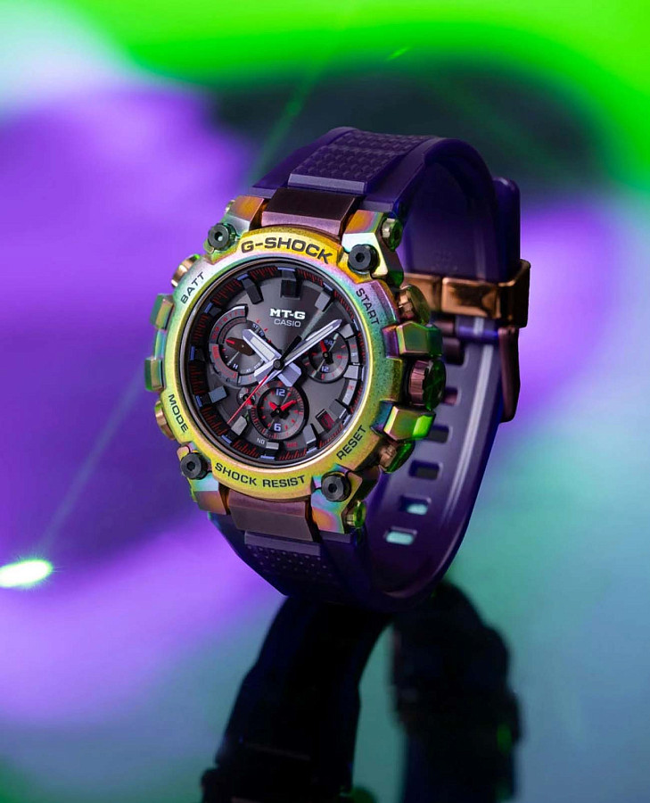 Часы Casio G-Shock MTG-B3000PRB-1A — электронные, Япония, мужские