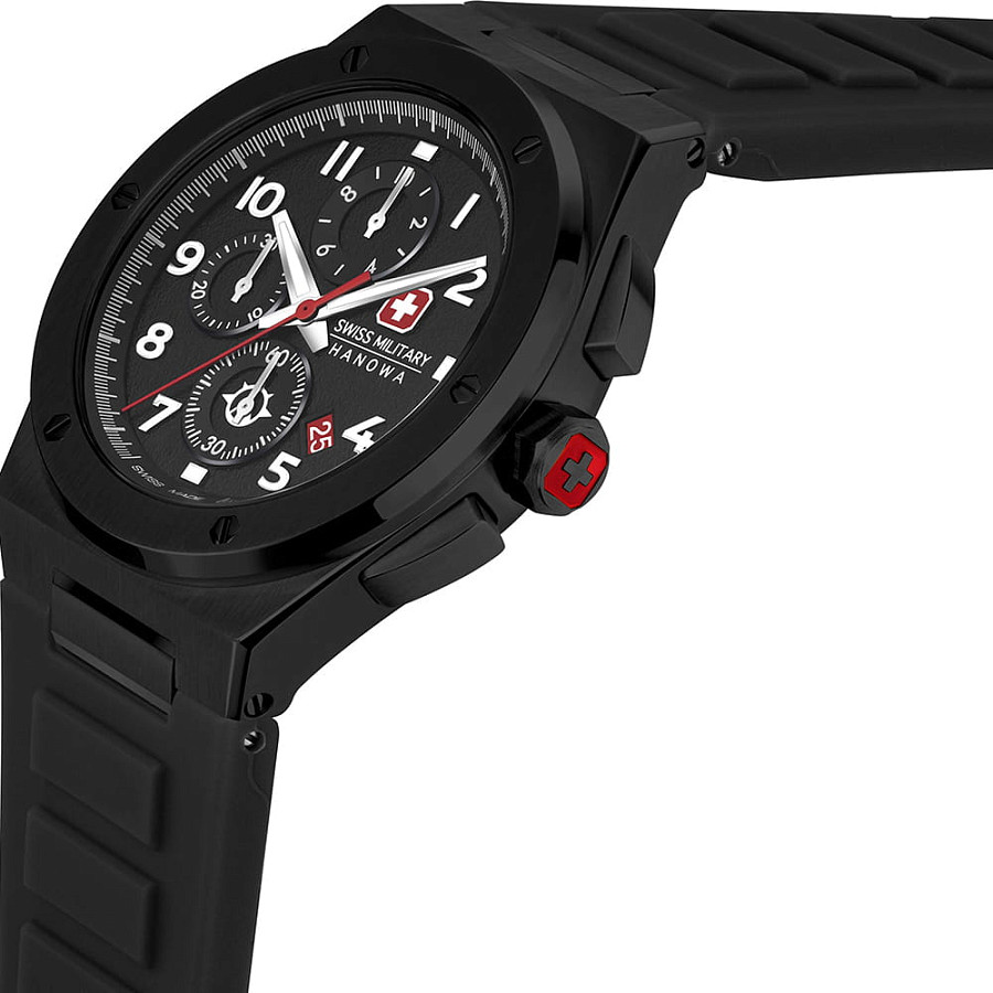 Часы Swiss Military Hanowa Aerograph SMWGO2102030 — кварцевые, металл сталь