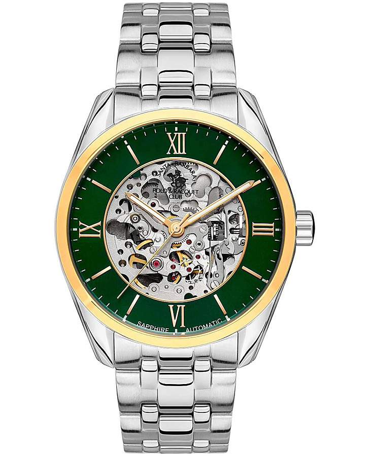 Часы Santa Barbara Polo & Racquet Club Luxury SB.4.1005-4 — мужские, зеленый