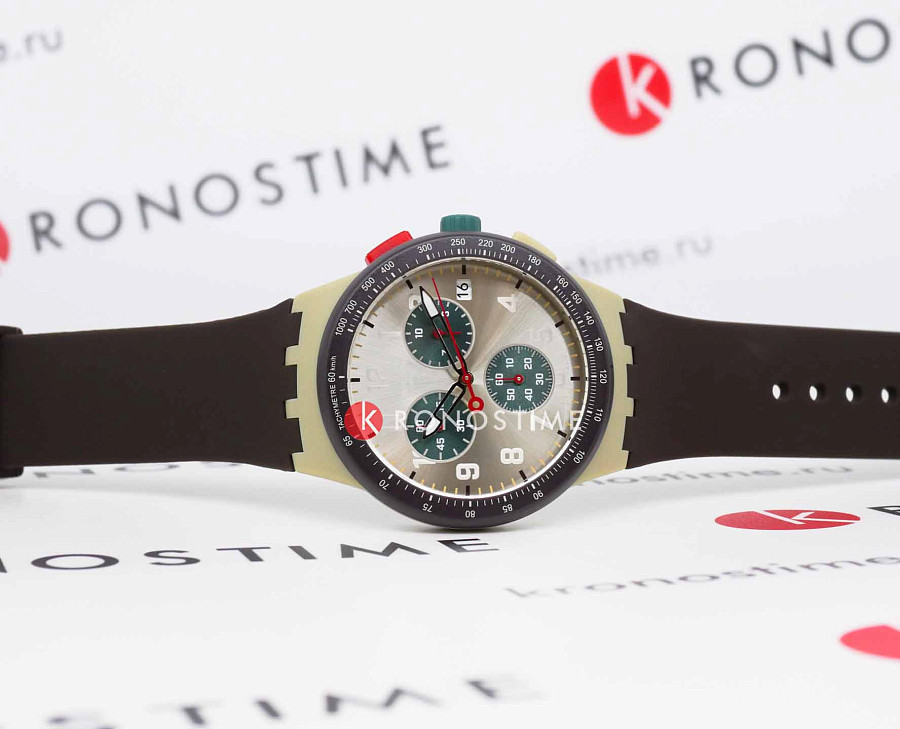 Часы Swatch Chrono 42 Standard SUST402 — кварцевые, пластик