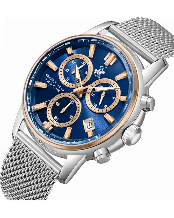 Часы Beverly Hills Polo Club BP3647X.390 — кварцевые, сталь металл