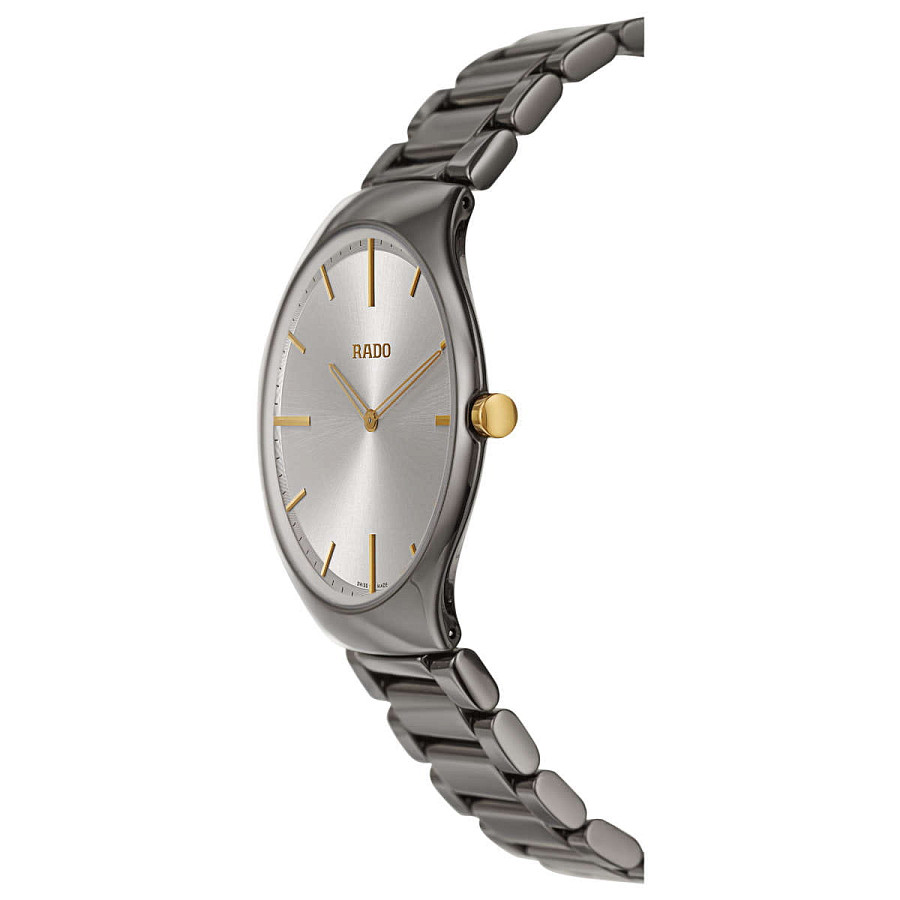 Часы Rado True Thinline R27955112 — кварцевые, керамика сталь металл