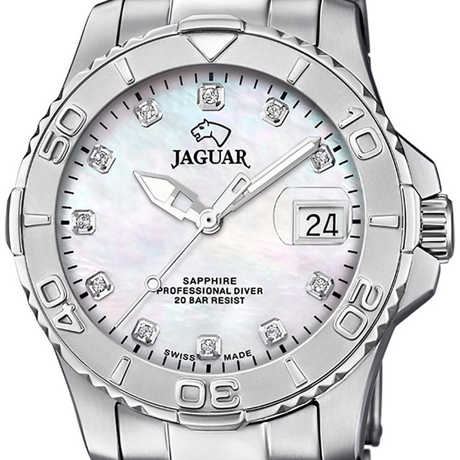 Часы Jaguar Couple Diver J969/5 — кварцевые, металл сталь
