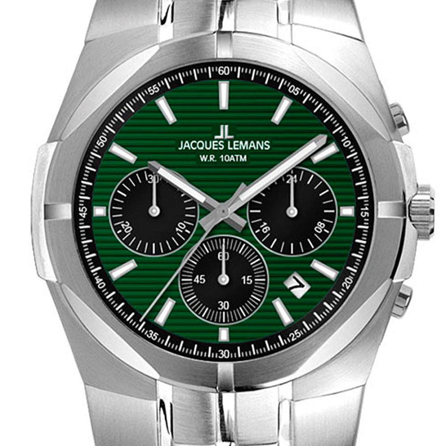 Часы Jacques Lemans 1-2181D — кварцевые, сталь металл