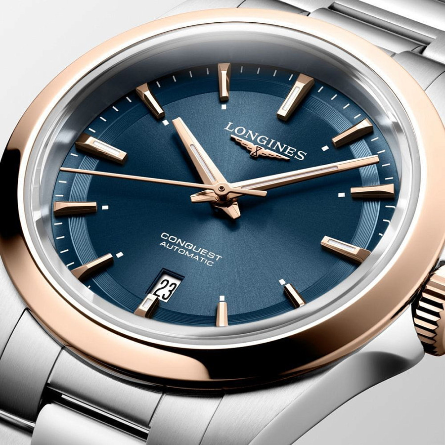 Часы Longines Conquest L3.320.5.92.6 — металл сталь, Швейцария