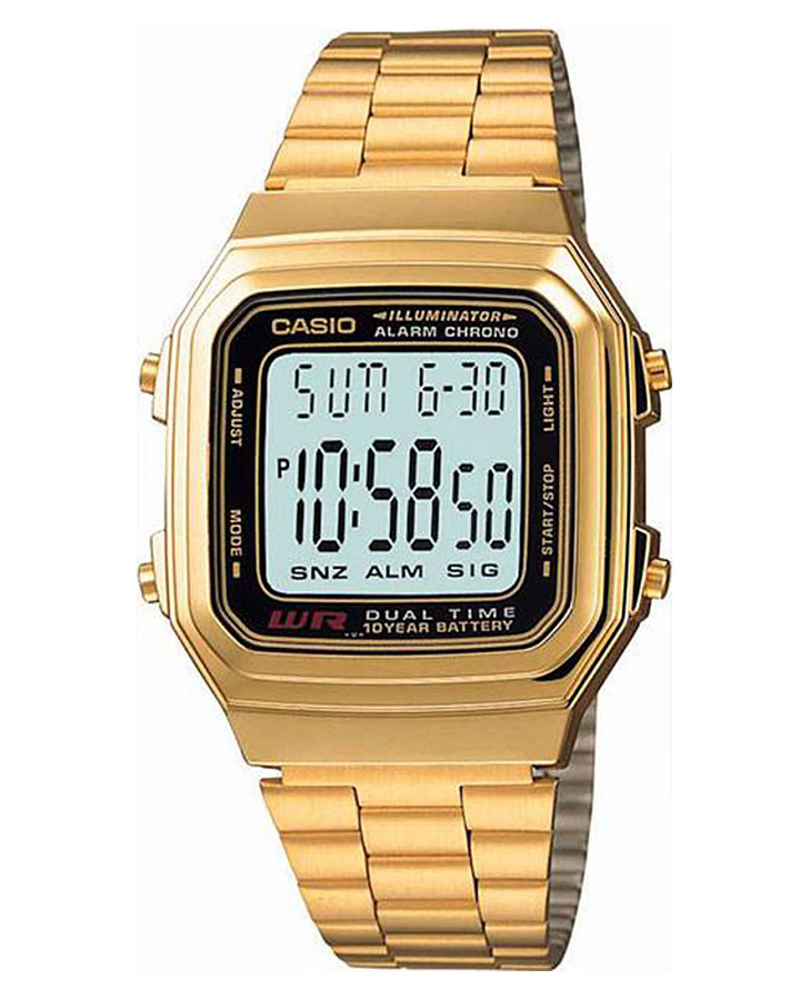 Часы Casio Vintage A178WGA-1ADF (A178WGA-1A) — мужские, серый