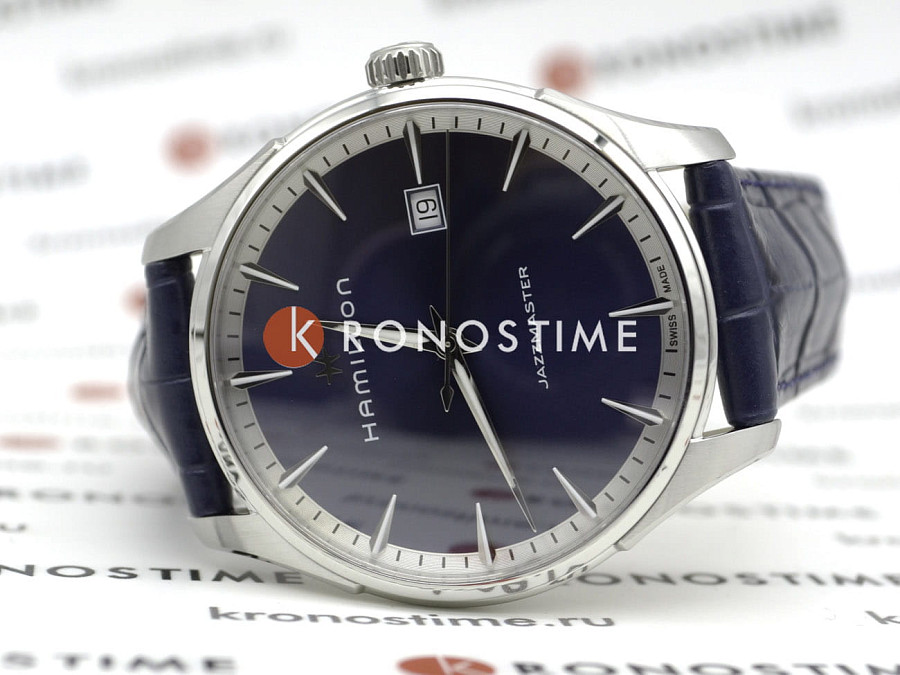 Часы Hamilton Jazzmaster Gent Quartz H32451641 — кварцевые, металл сталь
