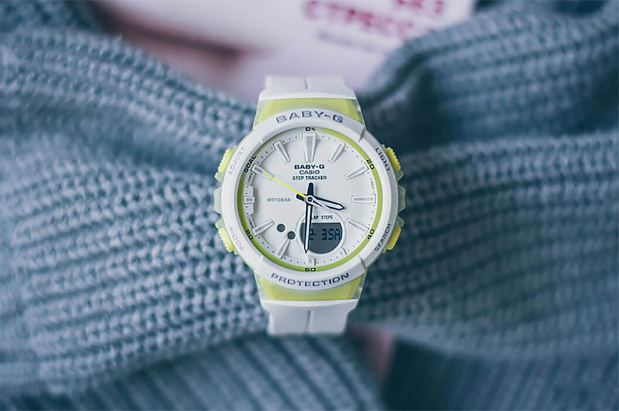 Часы Casio Baby-G BGS-100-7A2 — кварцевые, пластик