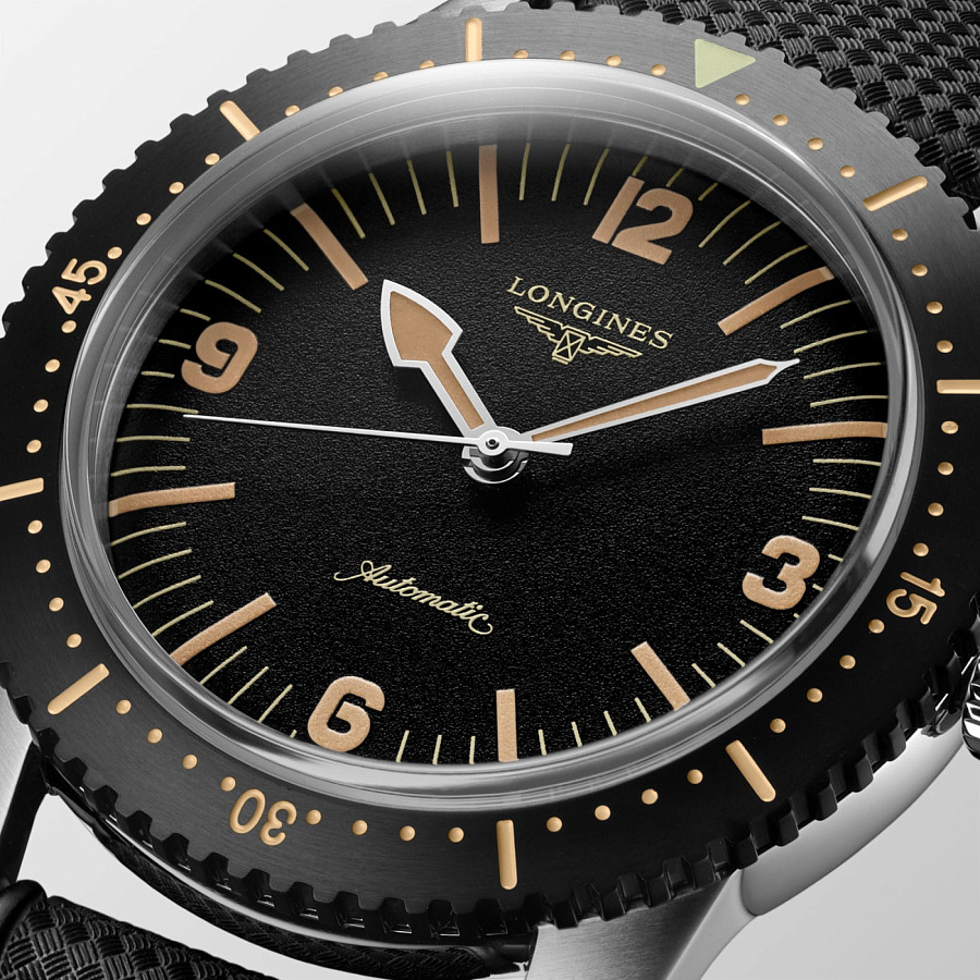 Часы Longines Skin Diver Watch L2.822.4.56.9 — механические, металл сталь