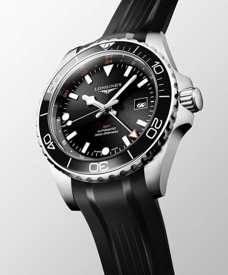 Часы Longines Conquest L3.890.4.56.9 — каучук, мужские