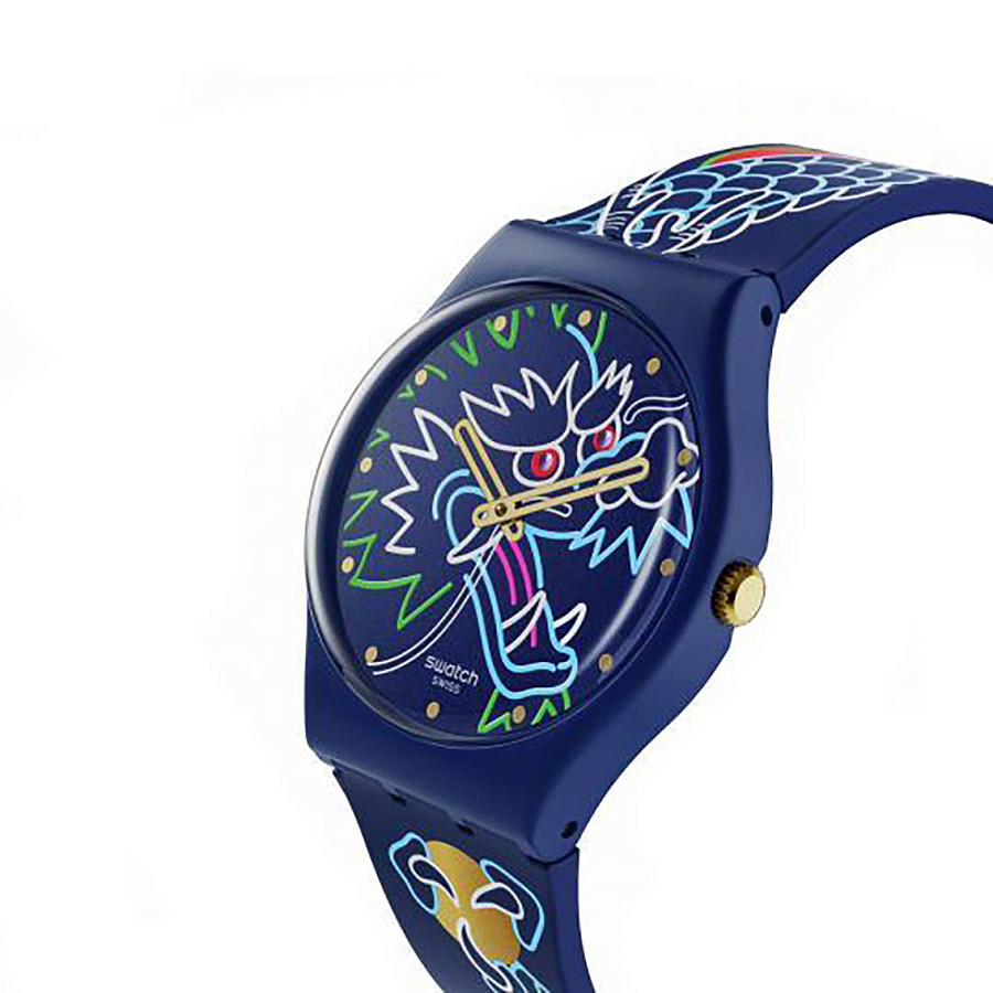 Часы Swatch Gent Biosourced Standart SO28Z125 — кварцевые, пластик
