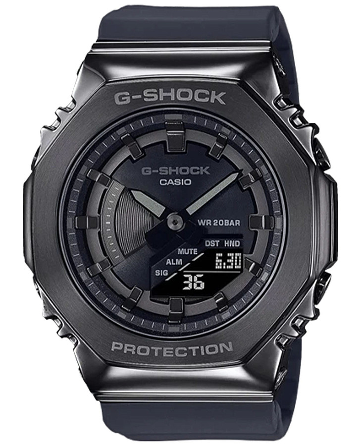 Часы Casio G-Shock GM-S2100B-8ADR (GM-S2100B-8A) — женские, серый