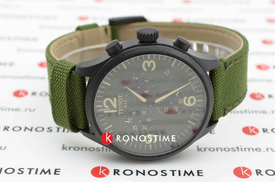 Часы Tissot Chrono XL T116.617.37.097.00 — тканевый, мужские