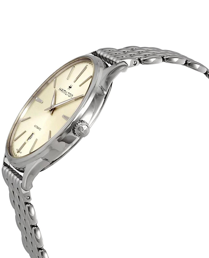 Часы Hamilton Jazzmaster Thinline Auto H38525111 — механические, сталь металл