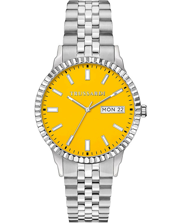 Часы Trussardi T-Bent R2453141013 — мужские, желтый