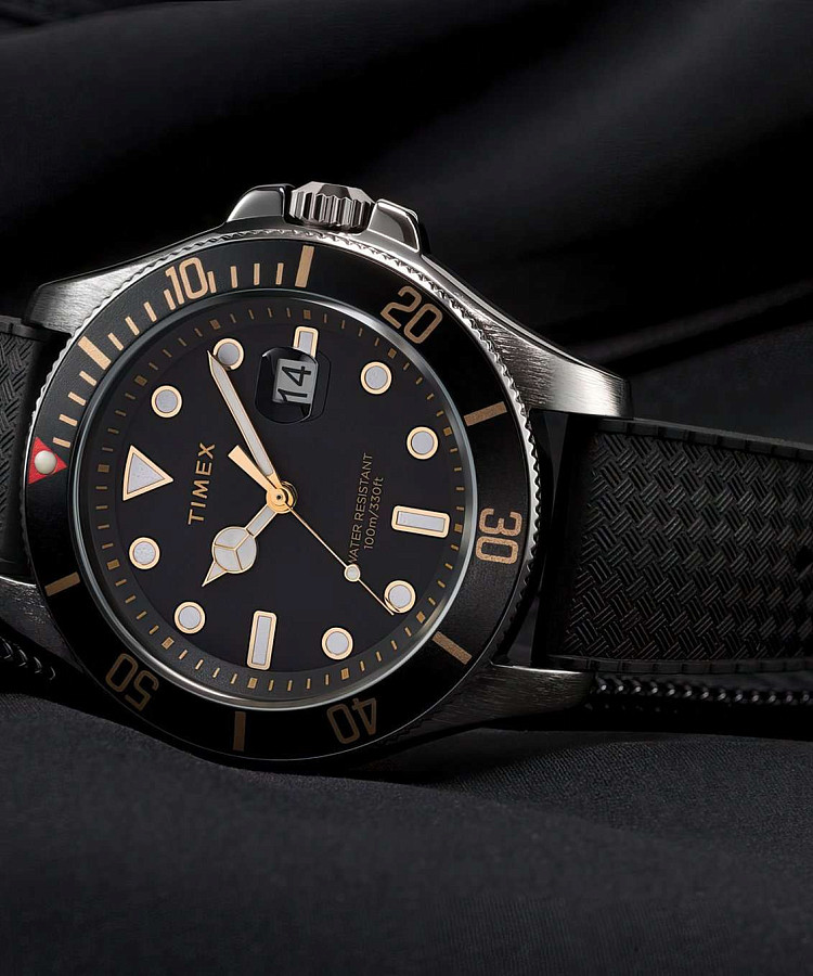 Часы Timex Harborside Coast TW2V27200 — мужские, силикон