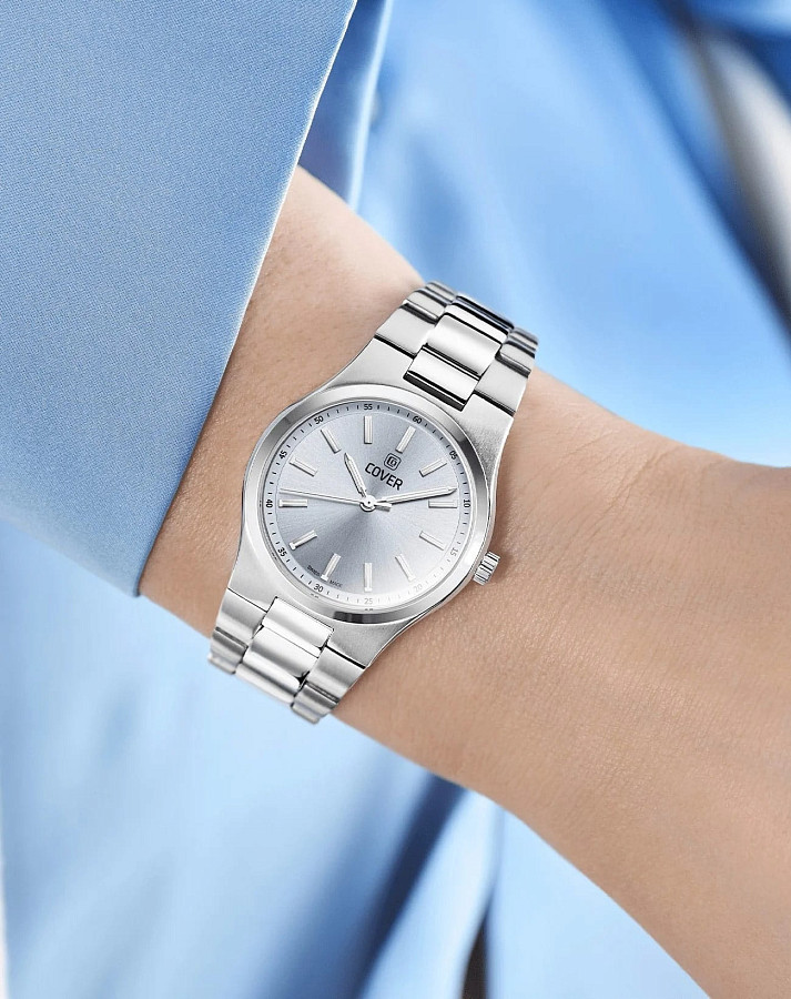 Часы Cover Bracelet CO219.02 — серый, сталь металл