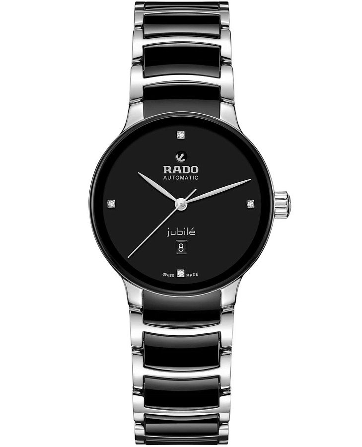 Часы Rado Centrix Automatic Diamonds R30020712 — женские, черный