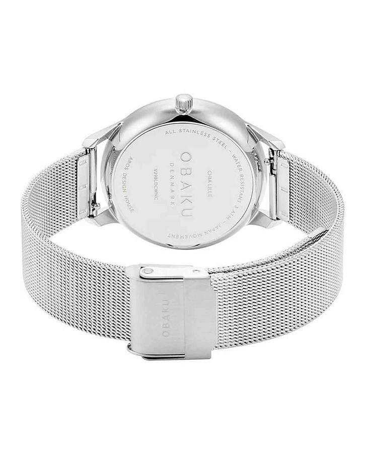Часы Obaku Chia Lille V298LDCWMC — металл сталь, Дания