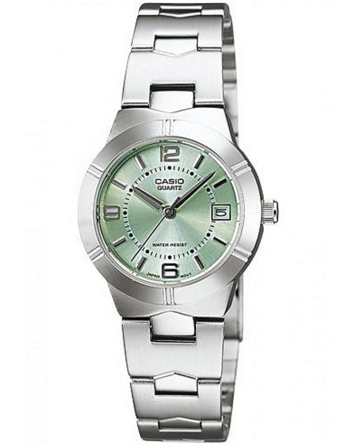 Часы Casio Collection LTP-1241D-3A — женские, зеленый
