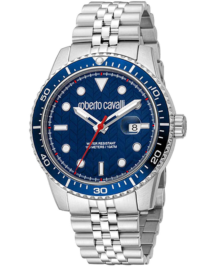 Часы Roberto Cavalli Uomo Trend II RC5G084M1065 — мужские, синий