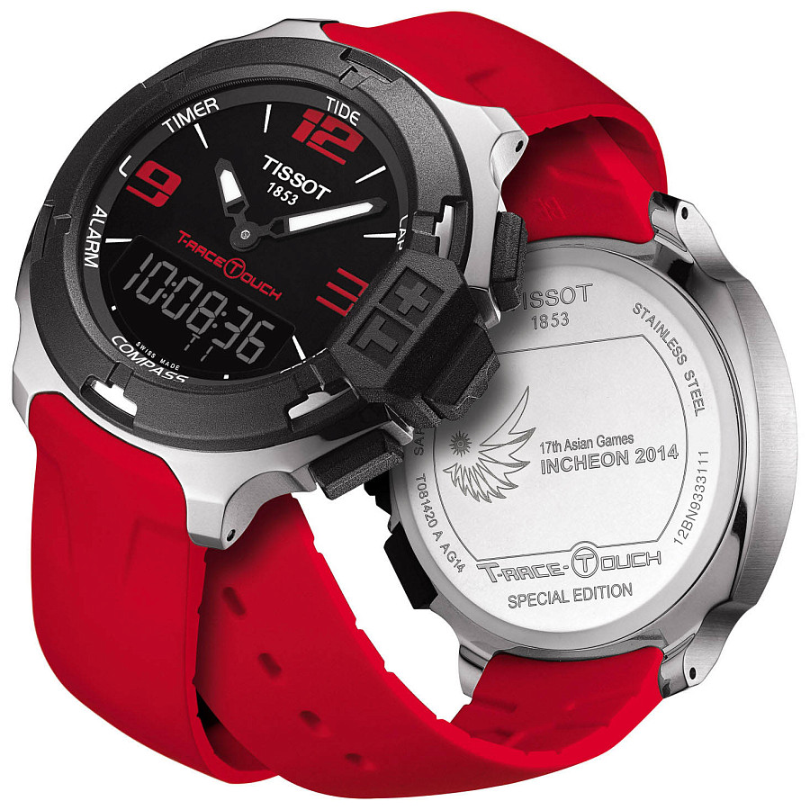 Часы Tissot T-Race Touch T081.420.17.057.03 — кварцевые, сталь металл