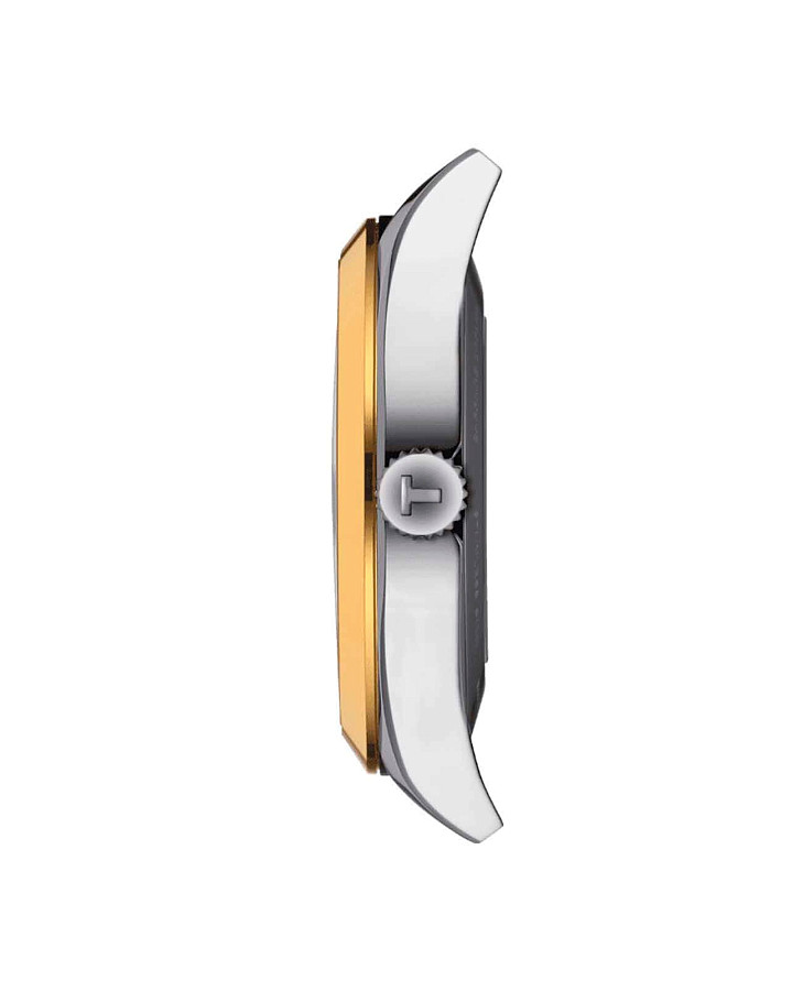 Часы Tissot Gentleman Powermatic 80 Silicium 18K Gold T927.407.41.031.01 — сталь золото металл, Швейцария
