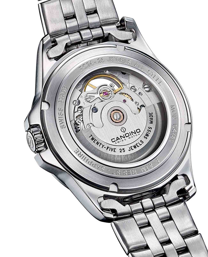 Часы Candino Automatic C4780/1 — механические, металл сталь