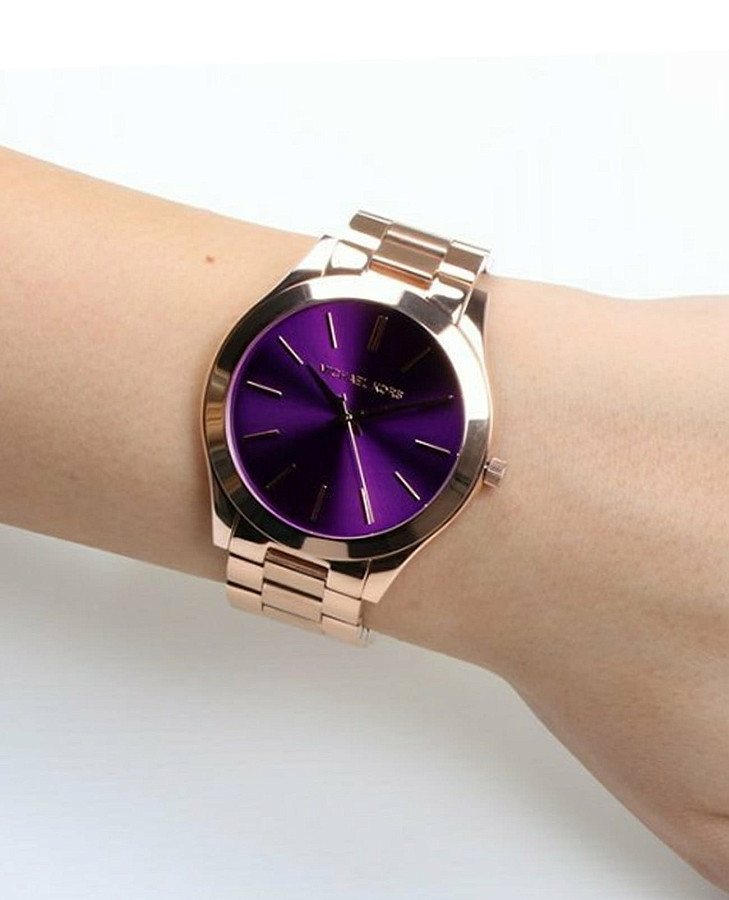 Часы Michael Kors Slim Runway MK3293 — сталь c pvd покрытием, женские