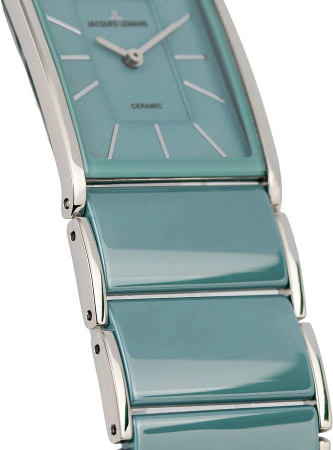 Часы Jacques Lemans Dublin 1-2214E — сталь + керамические вставки, женские