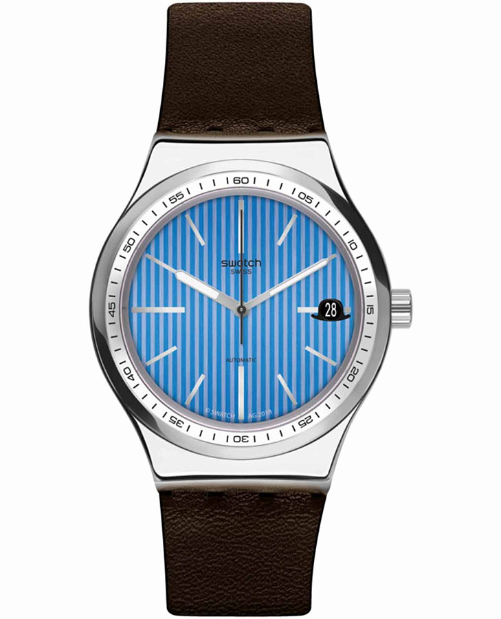 Часы Swatch Irony Sistem51 YIZ405 — мужские, синий