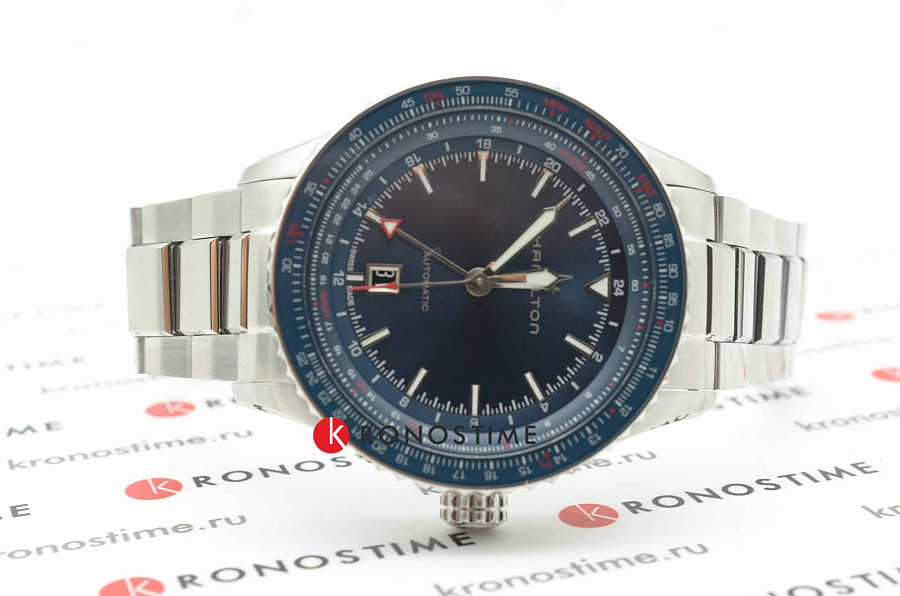 Часы Hamilton Khaki Aviation Converter H76715140 — сталь металл, Швейцария