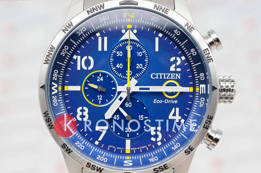 Часы Citizen Eco-Drive CA0790-83L — сталь металл, Япония