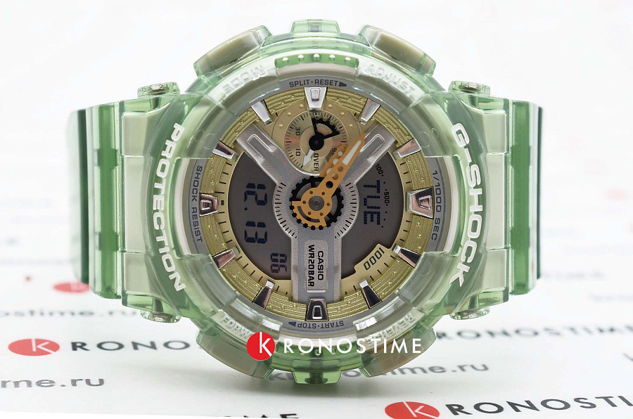 Часы Casio G-Shock GMA-S110GS-3A — зеленый, пластик