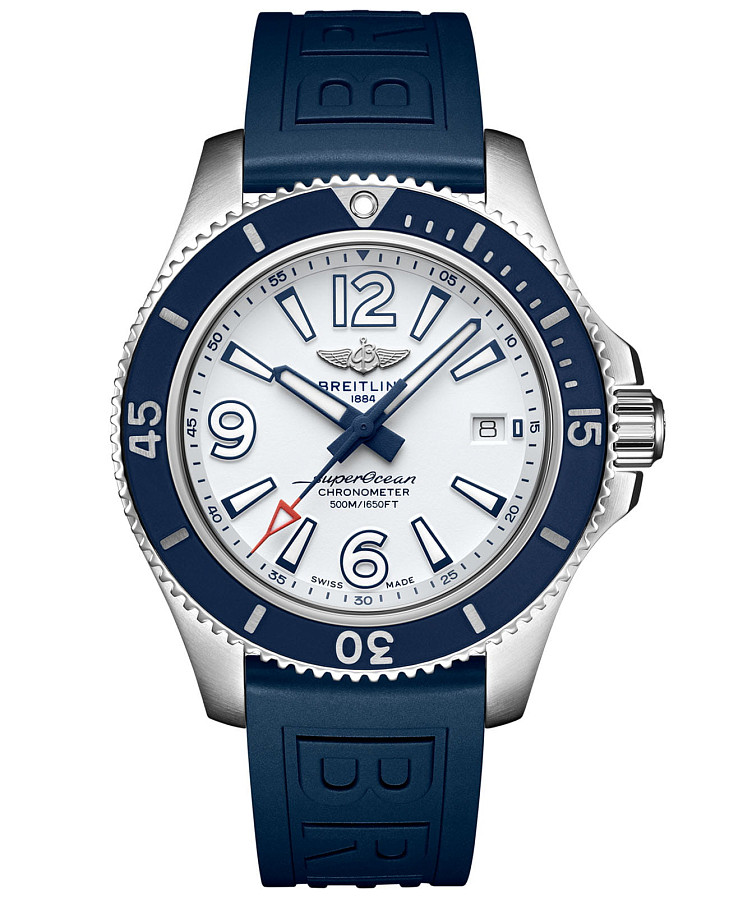 Часы Breitling Superocean Automatic 42 A17366D81A1S2 — мужские, белый