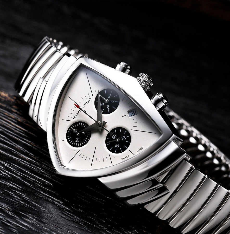 Часы Hamilton Ventura Chrono Quartz H24432151 — артикул H24432151