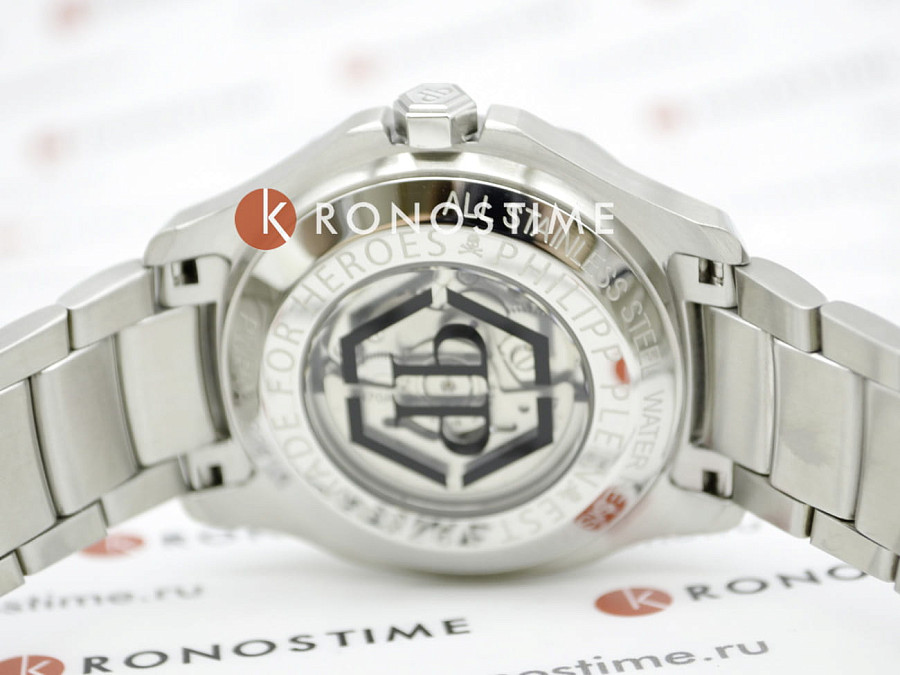 Часы Philipp Plein Plein Philipp PWRAA0223 — серебристый, металл сталь