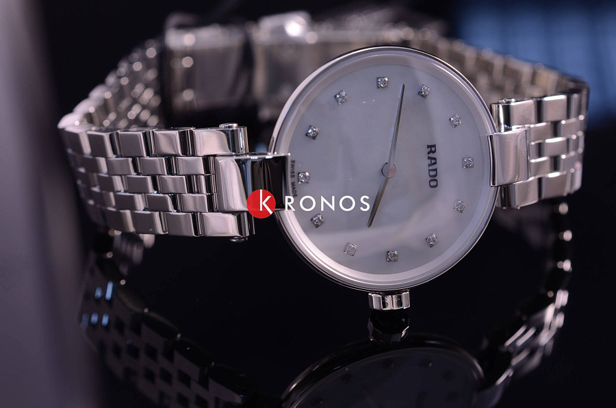 Часы Rado Coupole Diamonds R22854929 — кварцевые, металл сталь