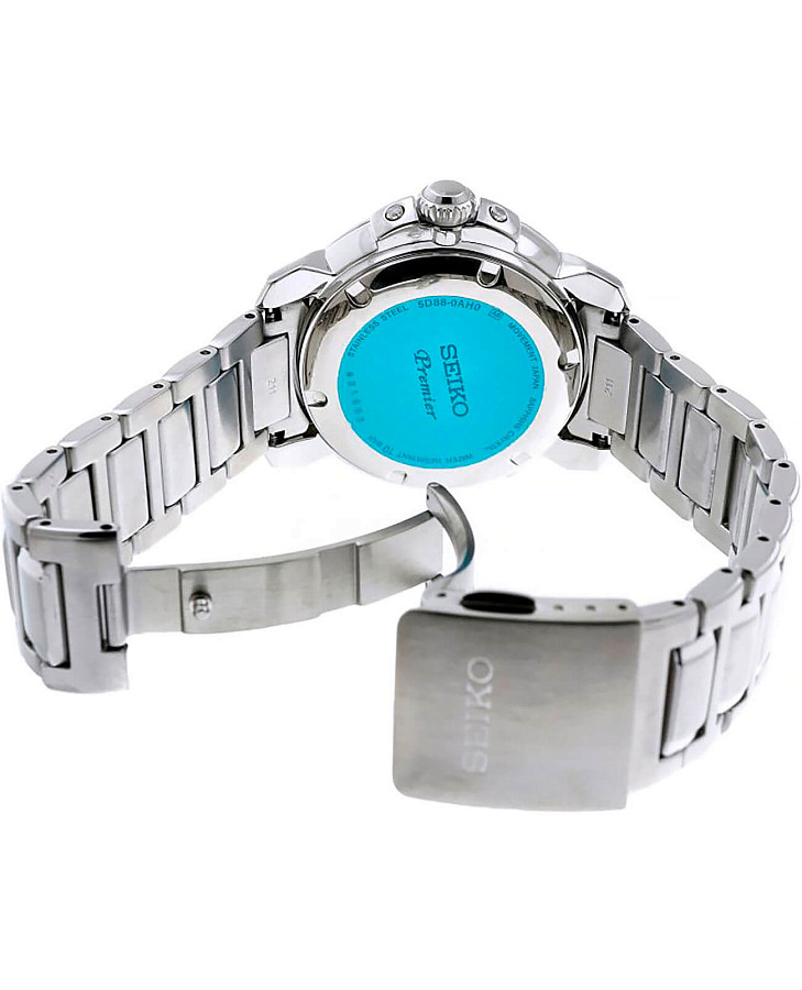 Часы Seiko SRX015P1 — автокварц (кинетик), сталь металл