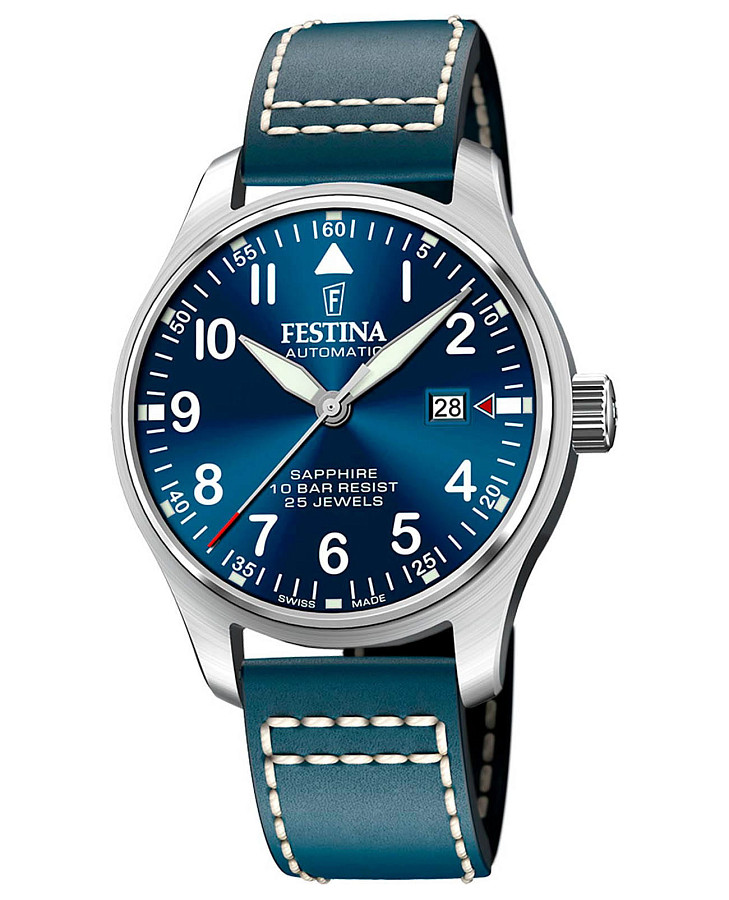 Часы Festina Automatic F20151/3 — мужские, синий