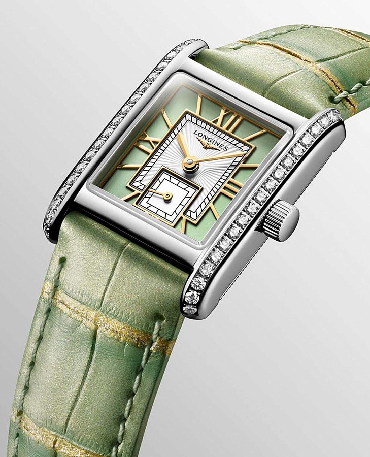 Часы Longines DolceVita L5.200.0.05.2 — женские, зеленый