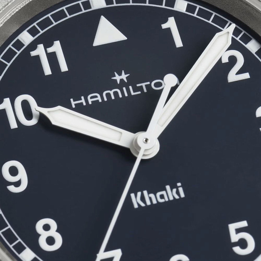 Часы Hamilton Khaki Field Quartz 38mm H69401140 — мужские, нержавеющая сталь