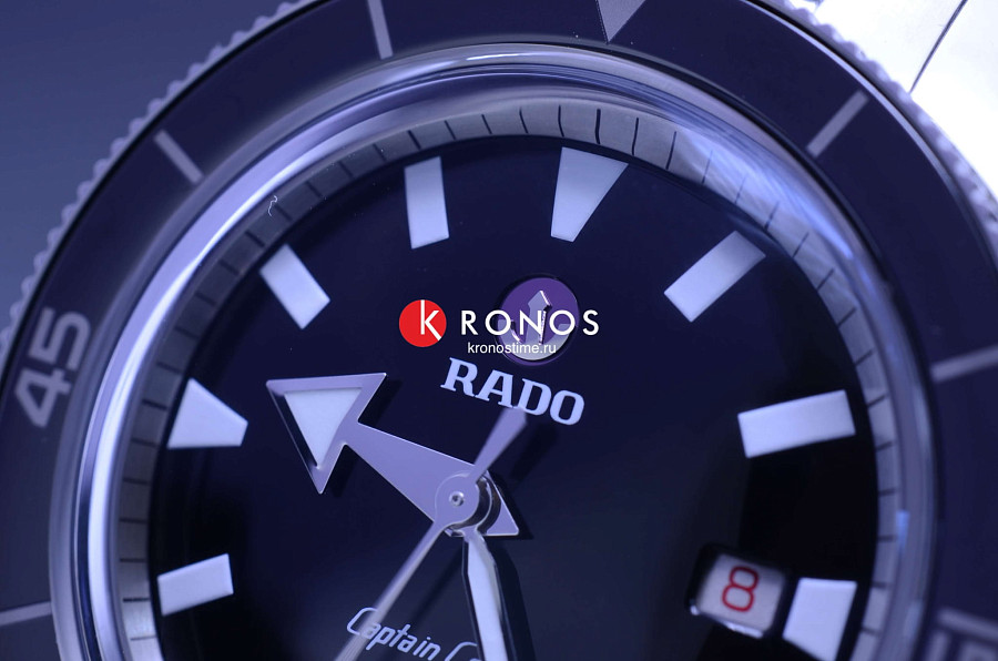 Часы Rado Captain Cook Automatic R32505153 — черный, механические