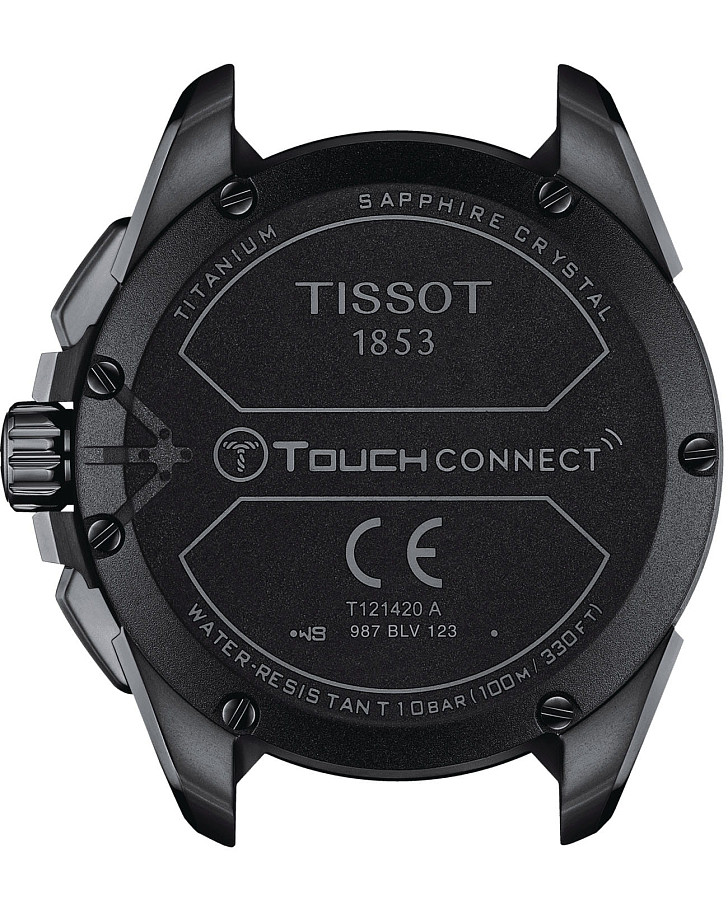 Часы Tissot T-Touch Connect Solar T121.420.47.051.03 — керамика металл титан, Швейцария