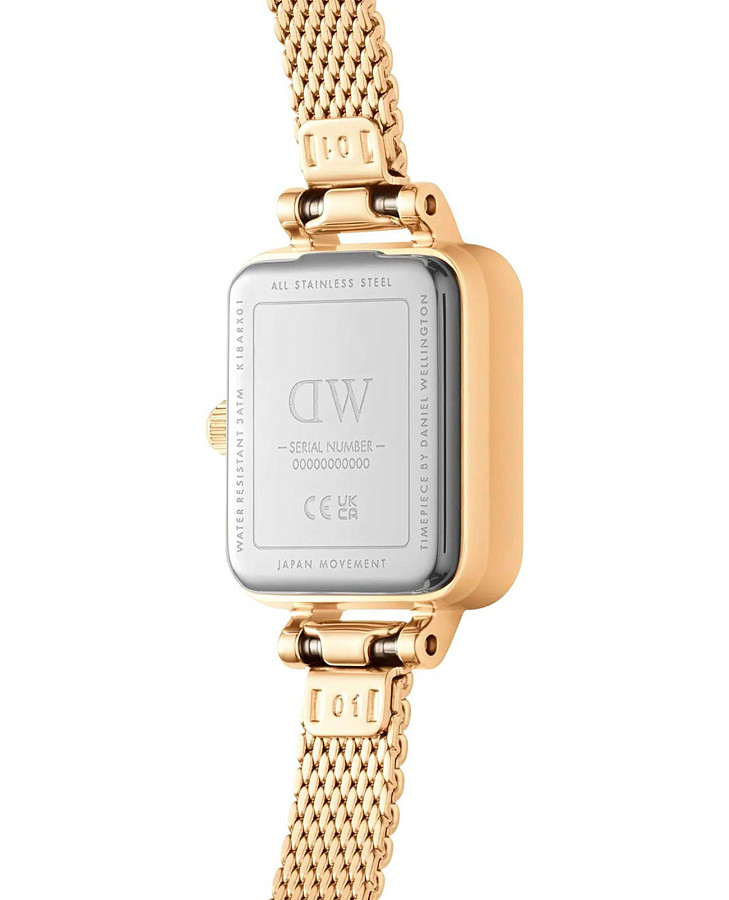 Часы Daniel Wellington Quadro Mini DW00100655 — сталь металл, Швеция