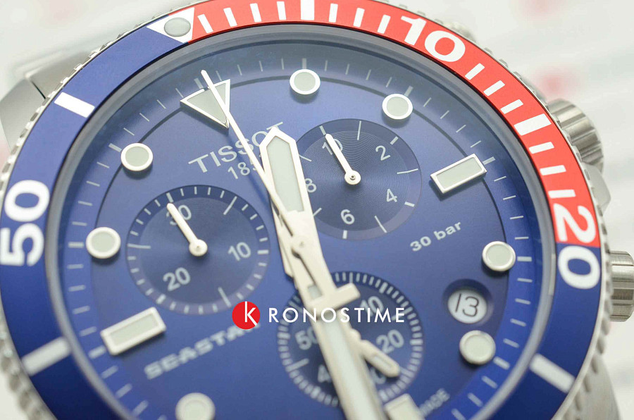 Часы Tissot Seastar 1000 Quartz Chronograph T120.417.11.041.03 — артикул T1204171104103