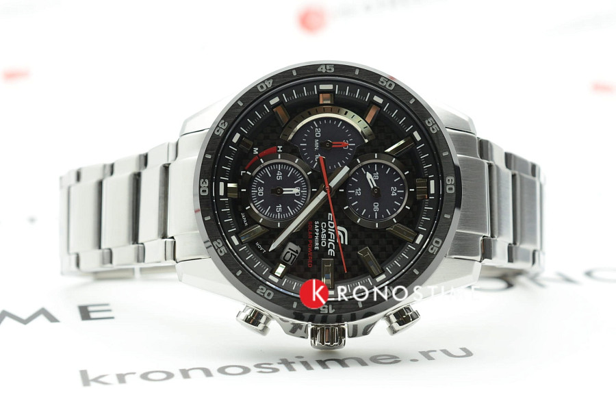 Часы Casio Edifice EFS-S540DB-1A — черный, кварцевые