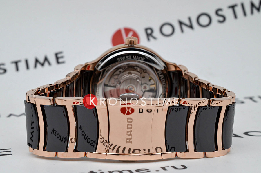 Часы Rado Centrix Automatic R30017302 — высокотехнологичная керамика + нержавеющая сталь с pvd покрытием, мужские