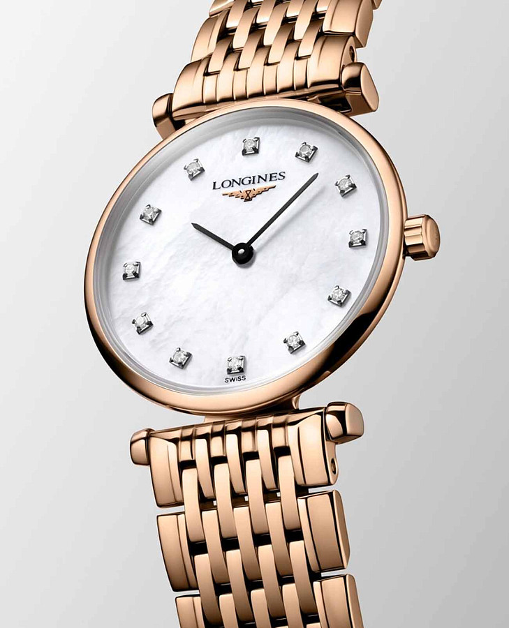Часы Longines La Grande Classique L4.209.1.97.8 — перламутровый, сталь металл