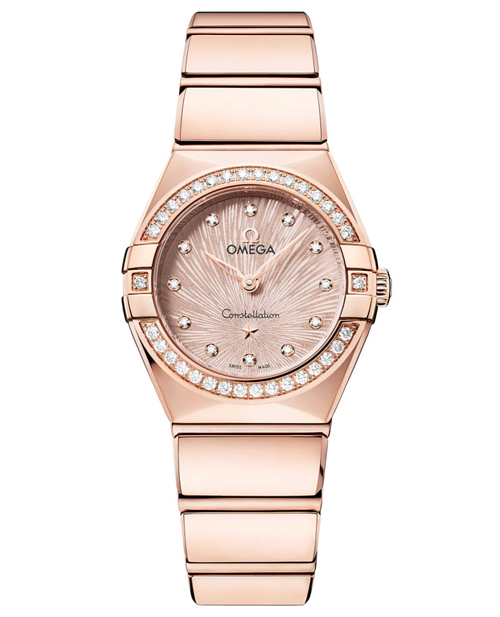 Часы Omega Constellation 131.55.25.60.52.001 — женские, розовый